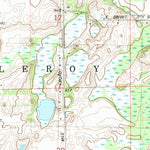 United States Geological Survey Climax, MI (1982, 24000-Scale) digital map