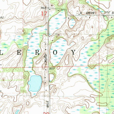 United States Geological Survey Climax, MI (1982, 24000-Scale) digital map