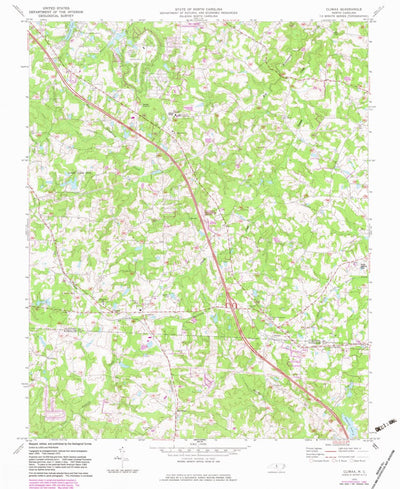 United States Geological Survey Climax, NC (1970, 24000-Scale) digital map