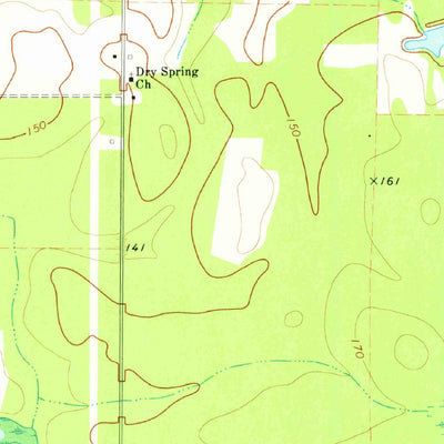 United States Geological Survey Climax North, GA (1974, 24000-Scale) digital map