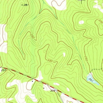 United States Geological Survey Climax North, GA (1974, 24000-Scale) digital map