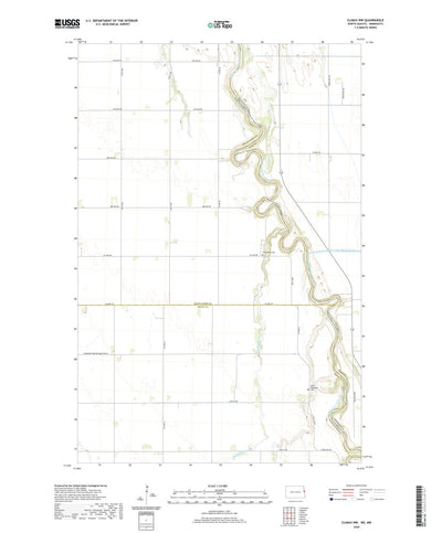 United States Geological Survey Climax NW, ND (2020, 24000-Scale) digital map
