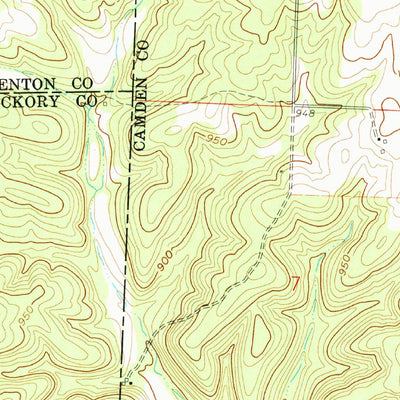 United States Geological Survey Climax Springs, MO (1960, 24000-Scale) digital map