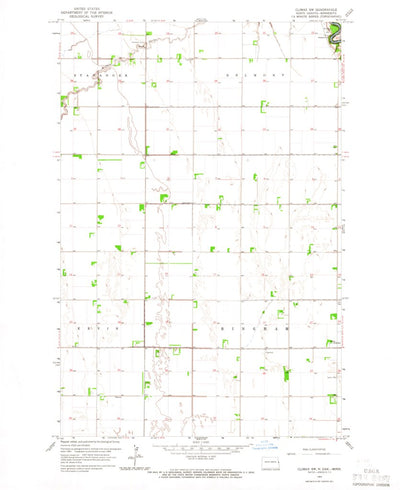 United States Geological Survey Climax SW, ND-MN (1964, 24000-Scale) digital map