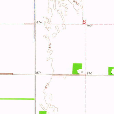 United States Geological Survey Climax SW, ND-MN (1964, 24000-Scale) digital map