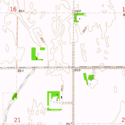 United States Geological Survey Climax SW, ND-MN (1964, 24000-Scale) digital map