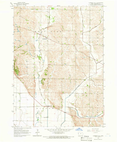 United States Geological Survey Climbing Hill, IA (1964, 24000-Scale) digital map