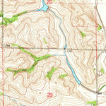 United States Geological Survey Climbing Hill, IA (1964, 24000-Scale) digital map