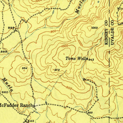 United States Geological Survey Cline, TX (1949, 62500-Scale) digital map