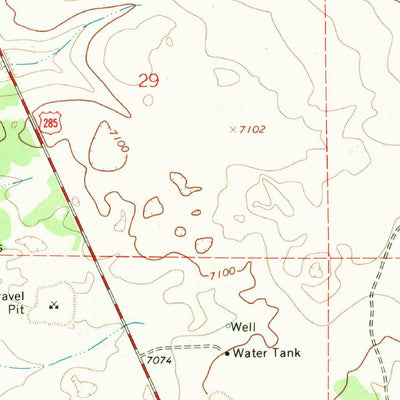United States Geological Survey Clines Corners, NM (1966, 24000-Scale) digital map
