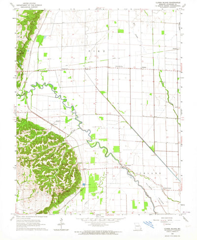 United States Geological Survey Clines Island, MO (1963, 24000-Scale) digital map