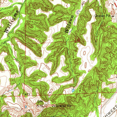United States Geological Survey Clines Island, MO (1963, 24000-Scale) digital map