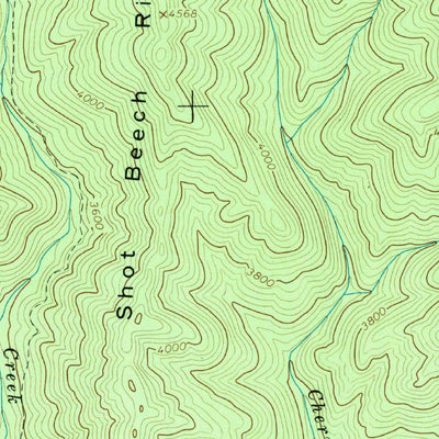 United States Geological Survey Clingmans Dome, NC-TN (1964, 24000-Scale) digital map