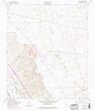 United States Geological Survey Clint NW, TX (1955, 24000-Scale) digital map