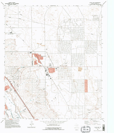 United States Geological Survey Clint NW, TX (1995, 24000-Scale) digital map
