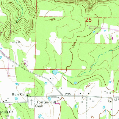 United States Geological Survey Clinton, AR (1973, 24000-Scale) digital map