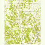 United States Geological Survey Clinton Falls, IN (1951, 24000-Scale) digital map
