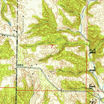 United States Geological Survey Clinton Falls, IN (1951, 24000-Scale) digital map