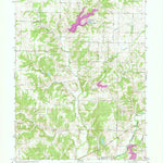 United States Geological Survey Clinton Falls, IN (1971, 24000-Scale) digital map