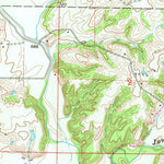 United States Geological Survey Clinton Falls, IN (1971, 24000-Scale) digital map