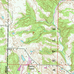 United States Geological Survey Clinton Falls, IN (1971, 24000-Scale) digital map