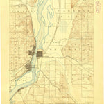 United States Geological Survey Clinton, IA-IL (1891, 62500-Scale) digital map
