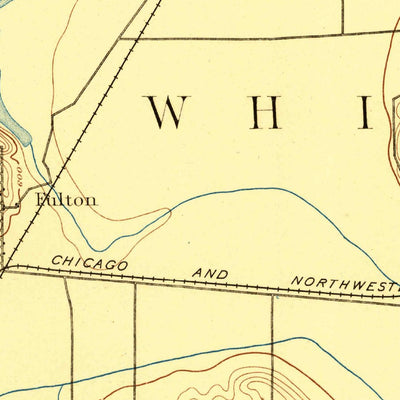 United States Geological Survey Clinton, IA-IL (1891, 62500-Scale) digital map