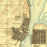 United States Geological Survey Clinton, IA-IL (1891, 62500-Scale) digital map