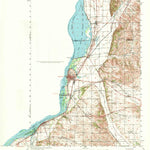 United States Geological Survey Clinton, IA-IL (1952, 62500-Scale) digital map