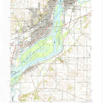 United States Geological Survey Clinton, IA-IL (1991, 24000-Scale) digital map