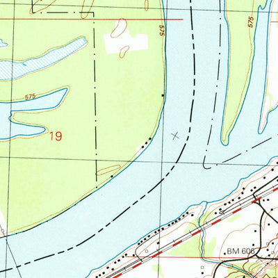 United States Geological Survey Clinton, IA-IL (1991, 24000-Scale) digital map