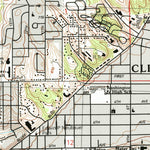 United States Geological Survey Clinton, IA-IL (1991, 24000-Scale) digital map