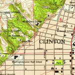 United States Geological Survey Clinton, IL (1953, 24000-Scale) digital map