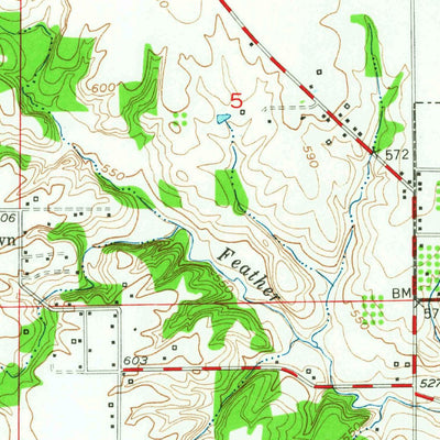 United States Geological Survey Clinton, IN (1951, 24000-Scale) digital map
