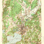 United States Geological Survey Clinton, MA (1943, 31680-Scale) digital map