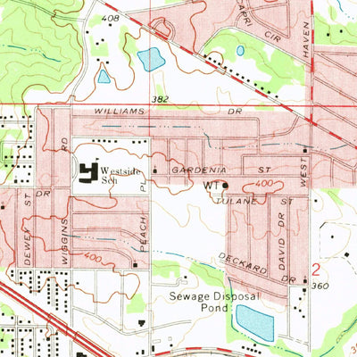 United States Geological Survey Clinton, MS (1971, 24000-Scale) digital map