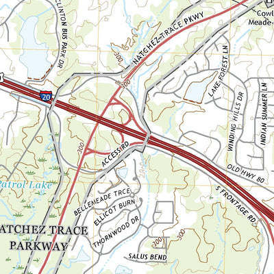 United States Geological Survey Clinton, MS (2020, 24000-Scale) digital map