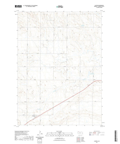 United States Geological Survey Clinton, NE (2021, 24000-Scale) digital map