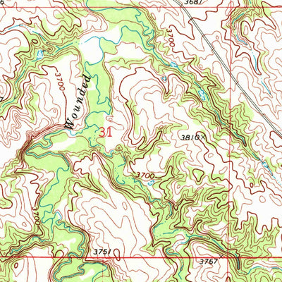 United States Geological Survey Clinton NE, NE-SD (1969, 24000-Scale) digital map
