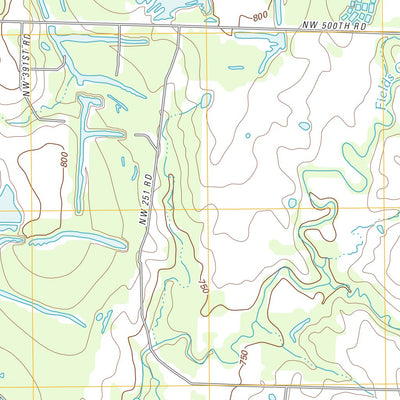 United States Geological Survey Clinton North, MO (2011, 24000-Scale) digital map