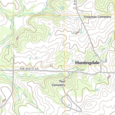United States Geological Survey Clinton North, MO (2011, 24000-Scale) digital map