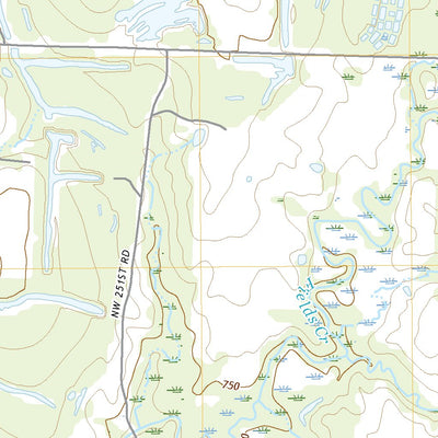 United States Geological Survey Clinton North, MO (2021, 24000-Scale) digital map