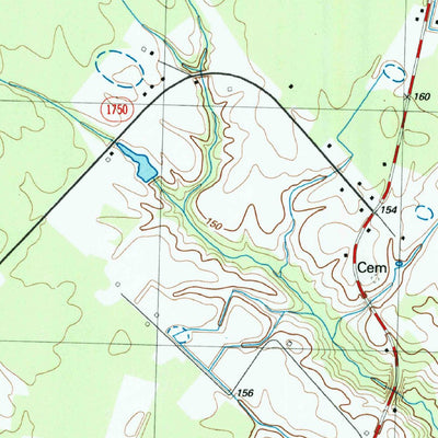 United States Geological Survey Clinton North, NC (1986, 24000-Scale) digital map