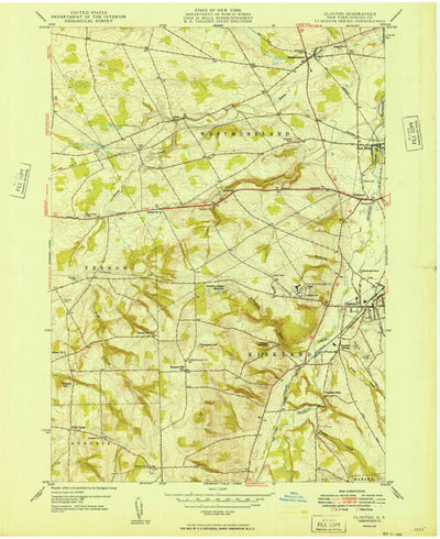 United States Geological Survey Clinton, NY (1949, 24000-Scale) digital map