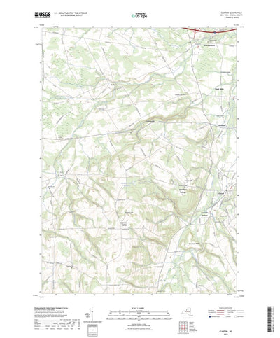 United States Geological Survey Clinton, NY (2023, 24000-Scale) digital map