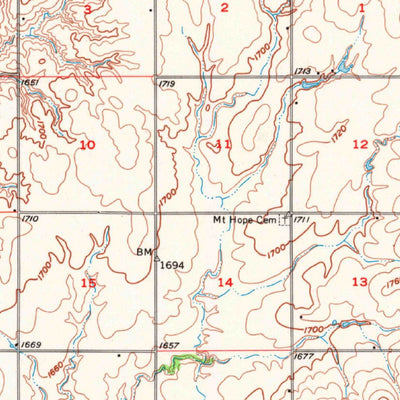 United States Geological Survey Clinton, OK (1957, 62500-Scale) digital map