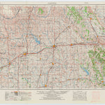 United States Geological Survey Clinton, OK-TX (1955, 250000-Scale) digital map