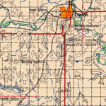United States Geological Survey Clinton, OK-TX (1957, 250000-Scale) digital map
