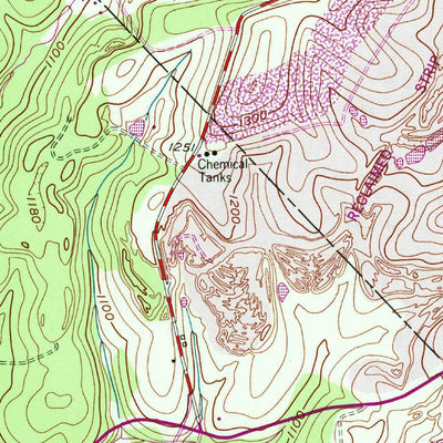 United States Geological Survey Clinton, PA (1954, 24000-Scale) digital map