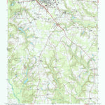United States Geological Survey Clinton South, NC (1986, 24000-Scale) digital map